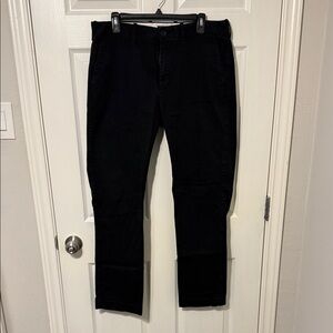 J. Crew Men's Black Chinos